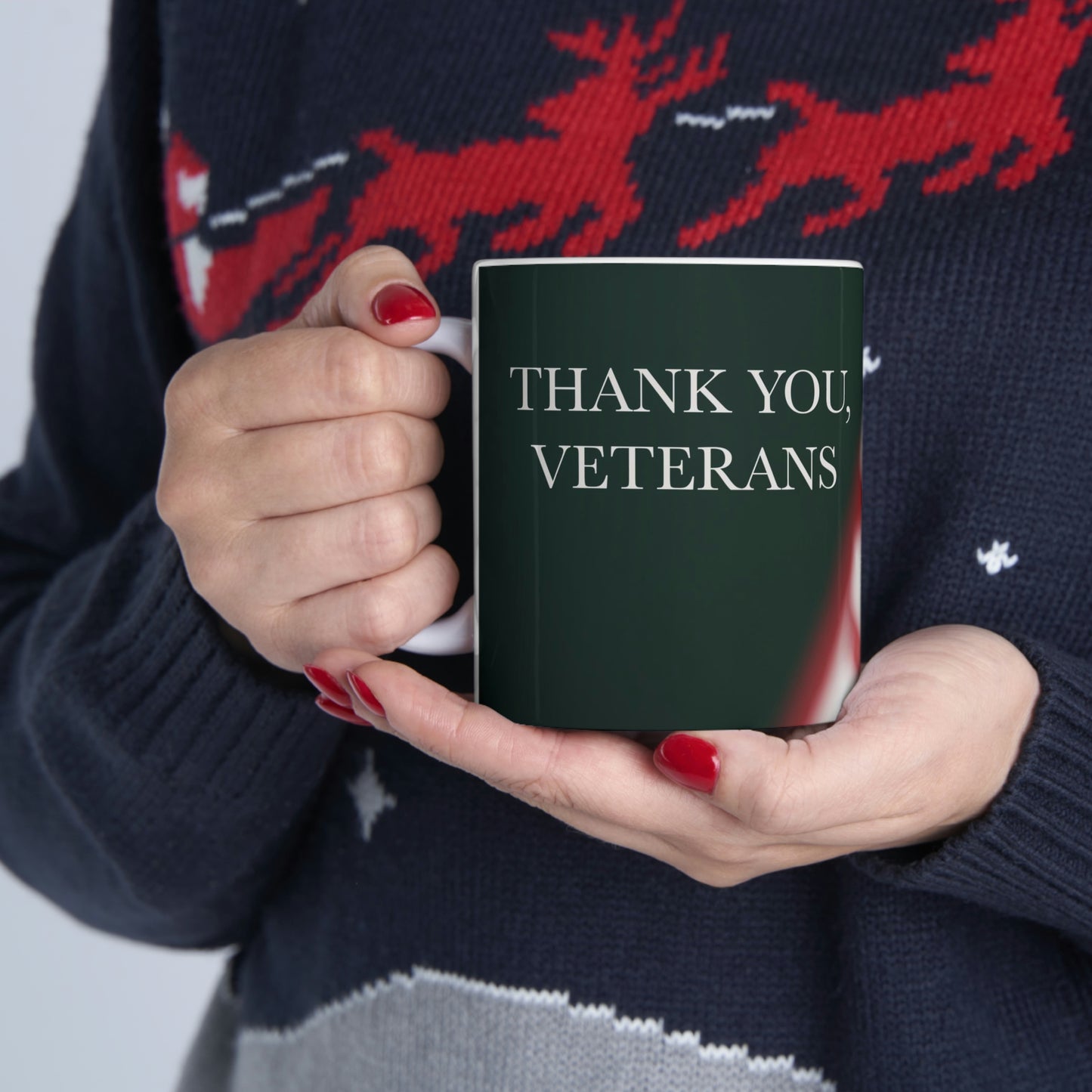 Thank You Veterans Ceramic Mug 11oz