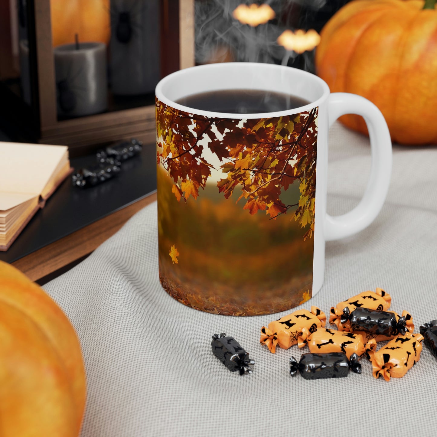 Fall Scene Ceramic Mug 11oz
