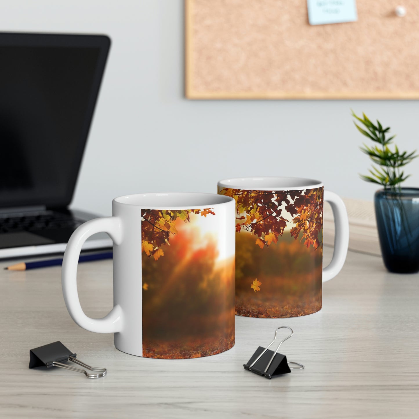 Fall Scene Ceramic Mug 11oz