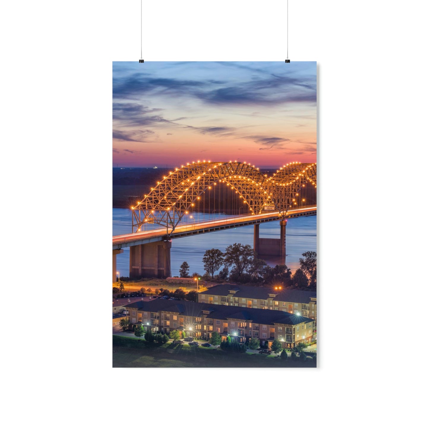 Memphis Bridge - Premium Matte Vertical Posters