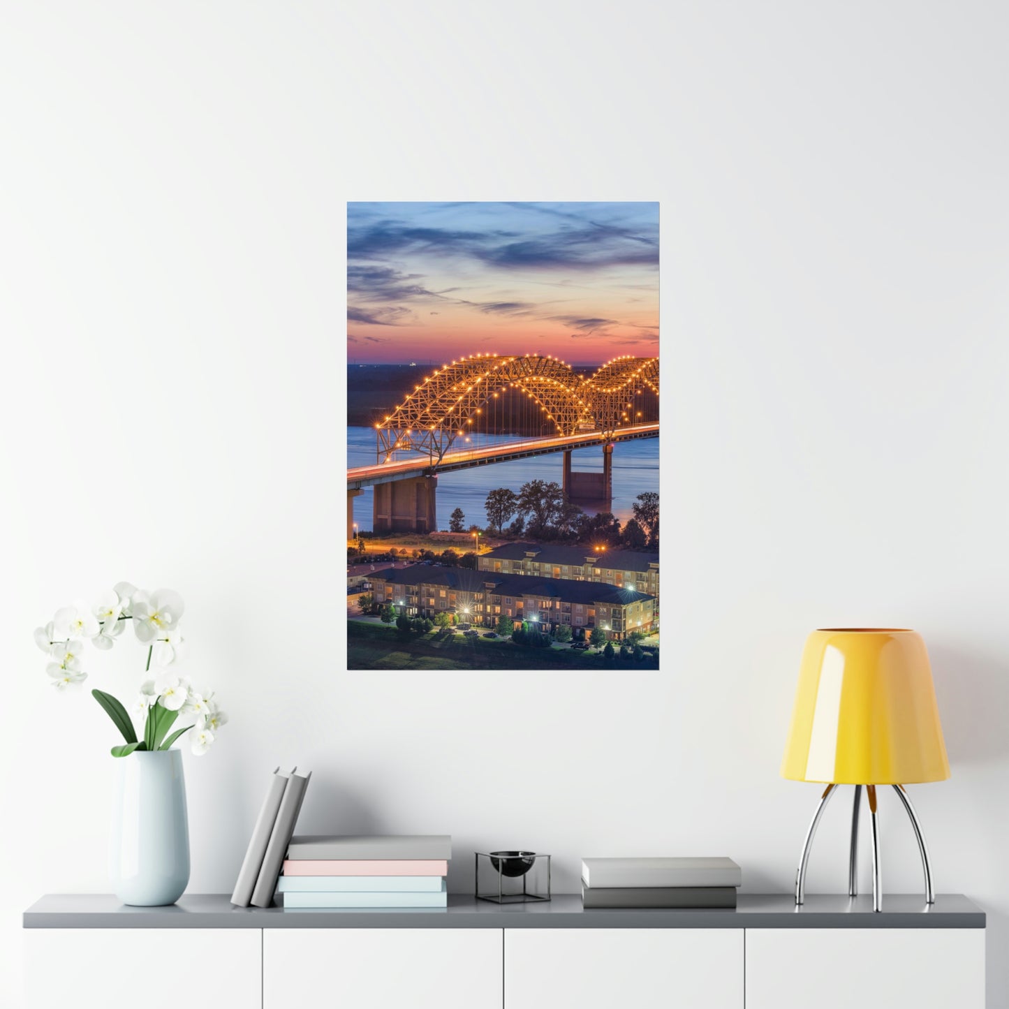 Memphis Bridge - Premium Matte Vertical Posters