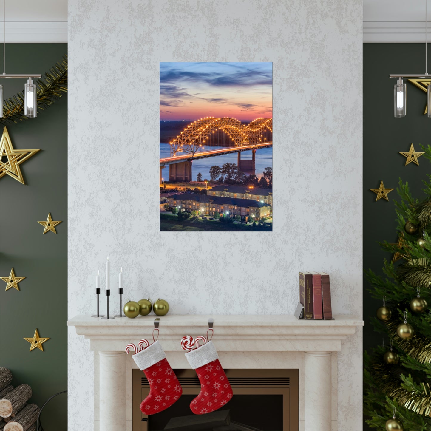 Memphis Bridge - Premium Matte Vertical Posters