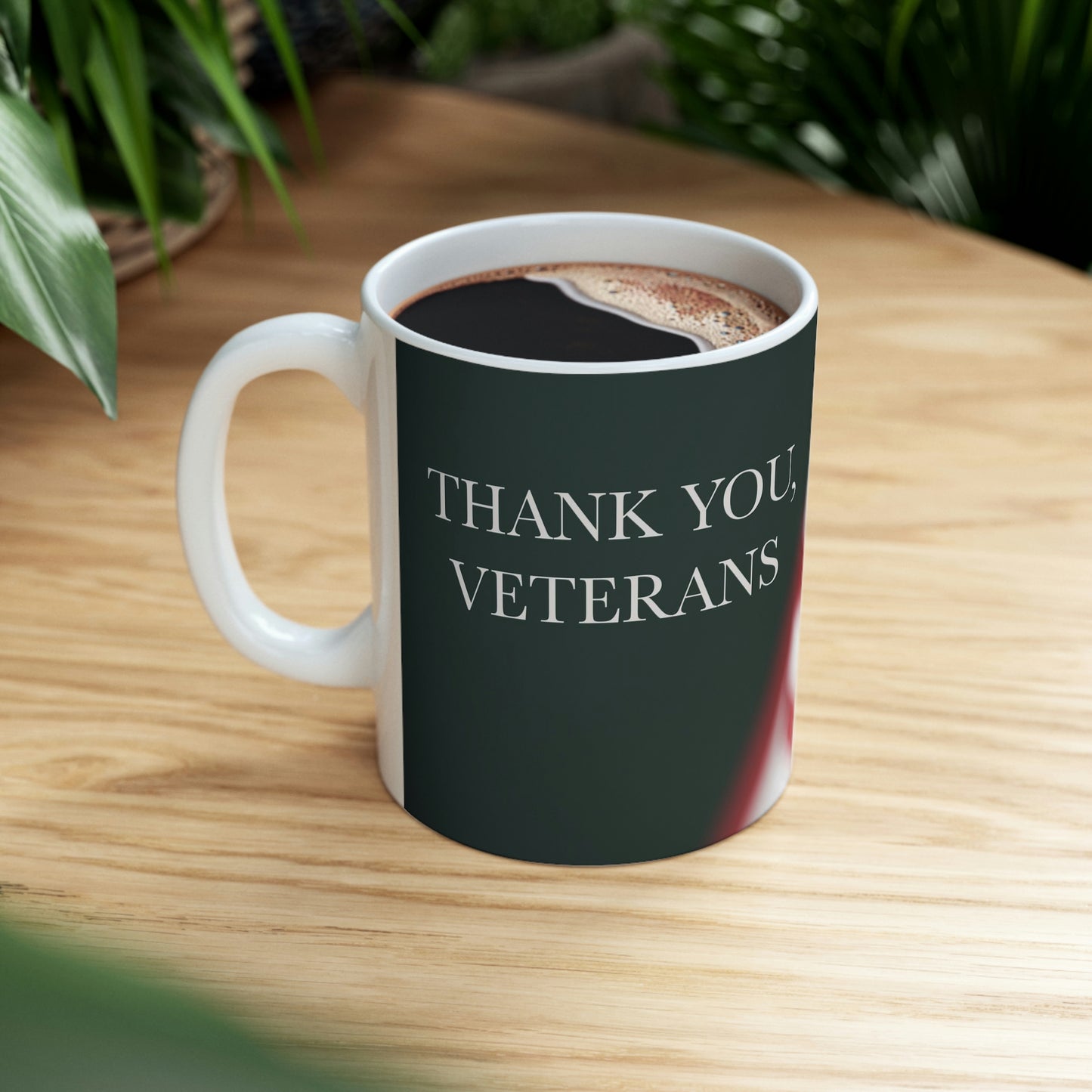 Thank You Veterans Ceramic Mug 11oz