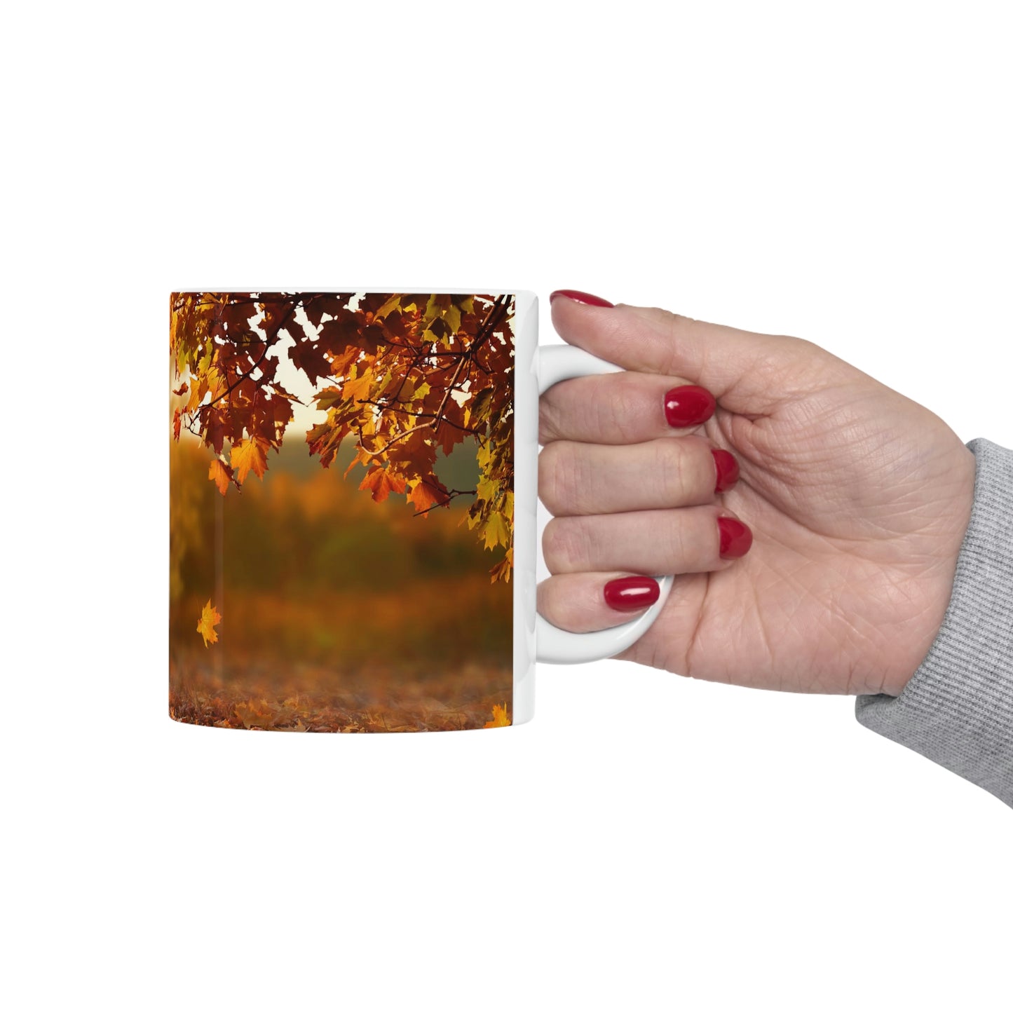 Fall Scene Ceramic Mug 11oz