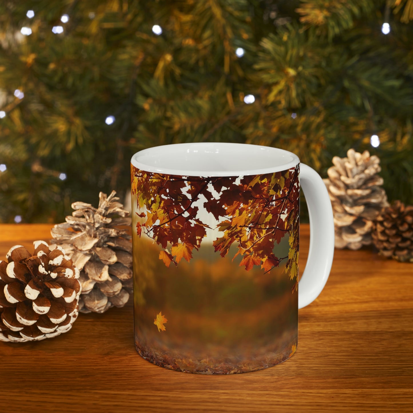 Fall Scene Ceramic Mug 11oz