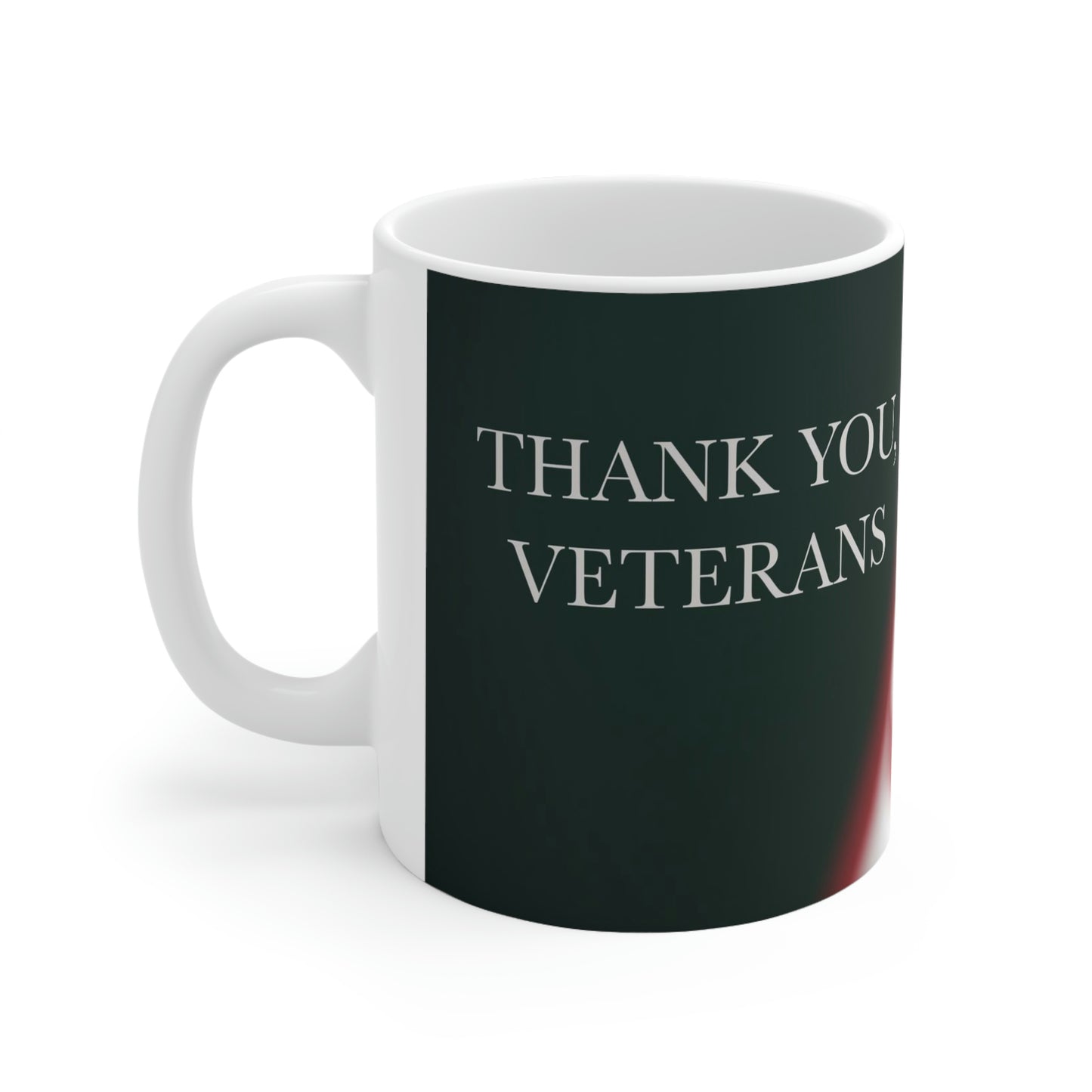 Thank You Veterans Ceramic Mug 11oz