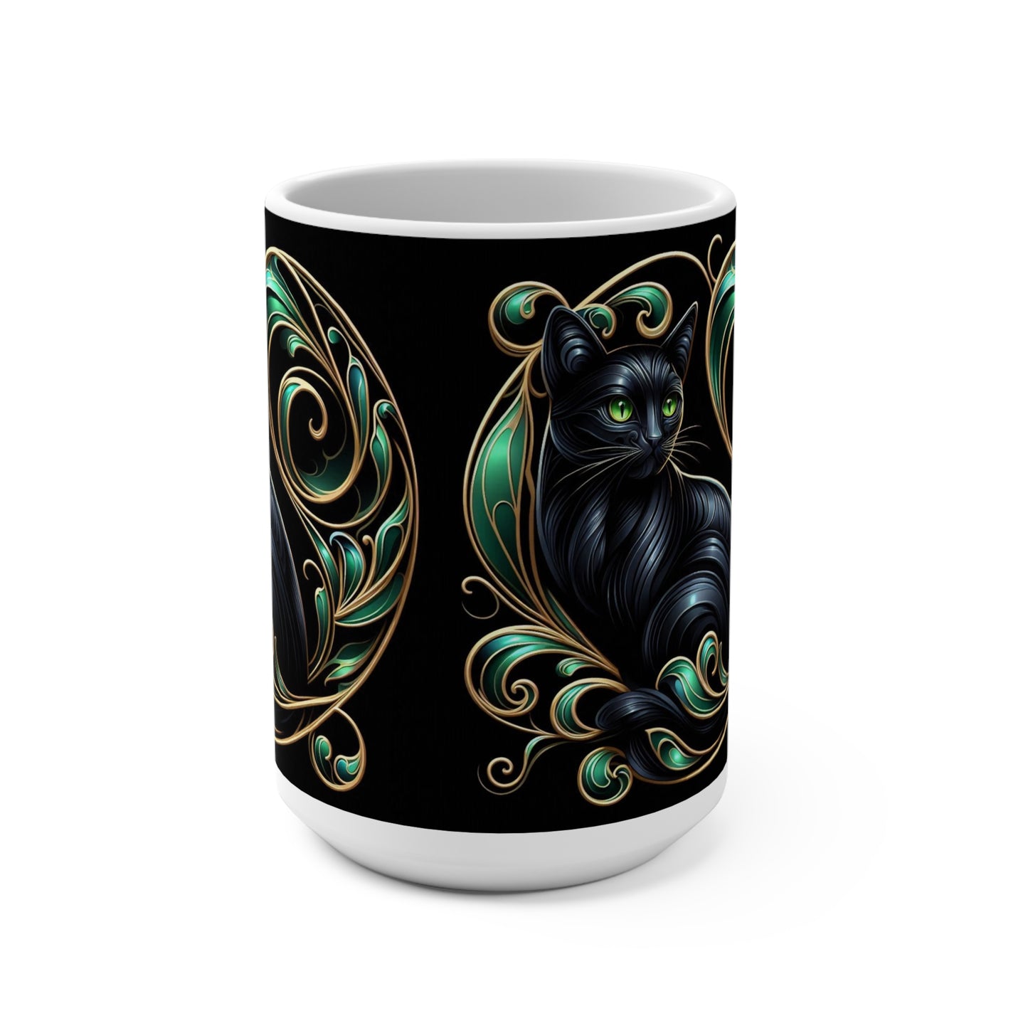 Beautiful Black Cat - Mug 15oz