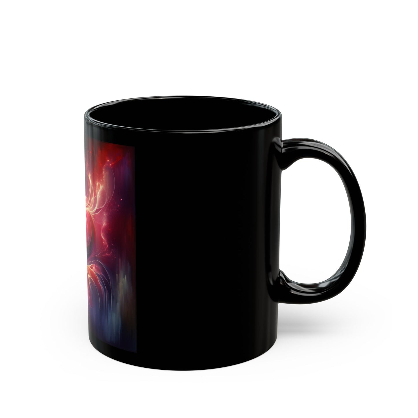 Love's Heart Black Mug (11oz, 15oz)