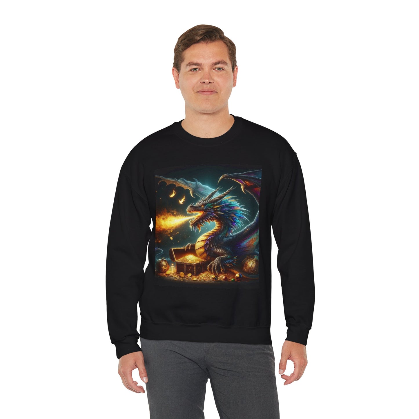 Fierce Dragon Unisex Heavy Blend™ Crewneck Sweatshirt