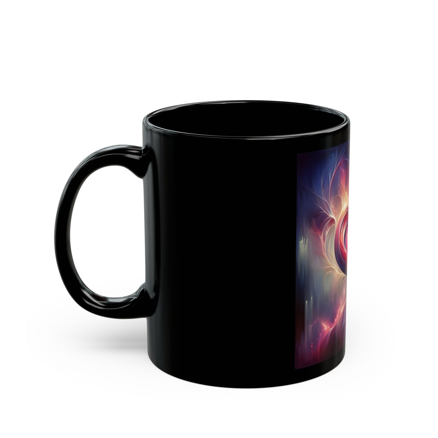 Love's Heart Black Mug (11oz, 15oz)