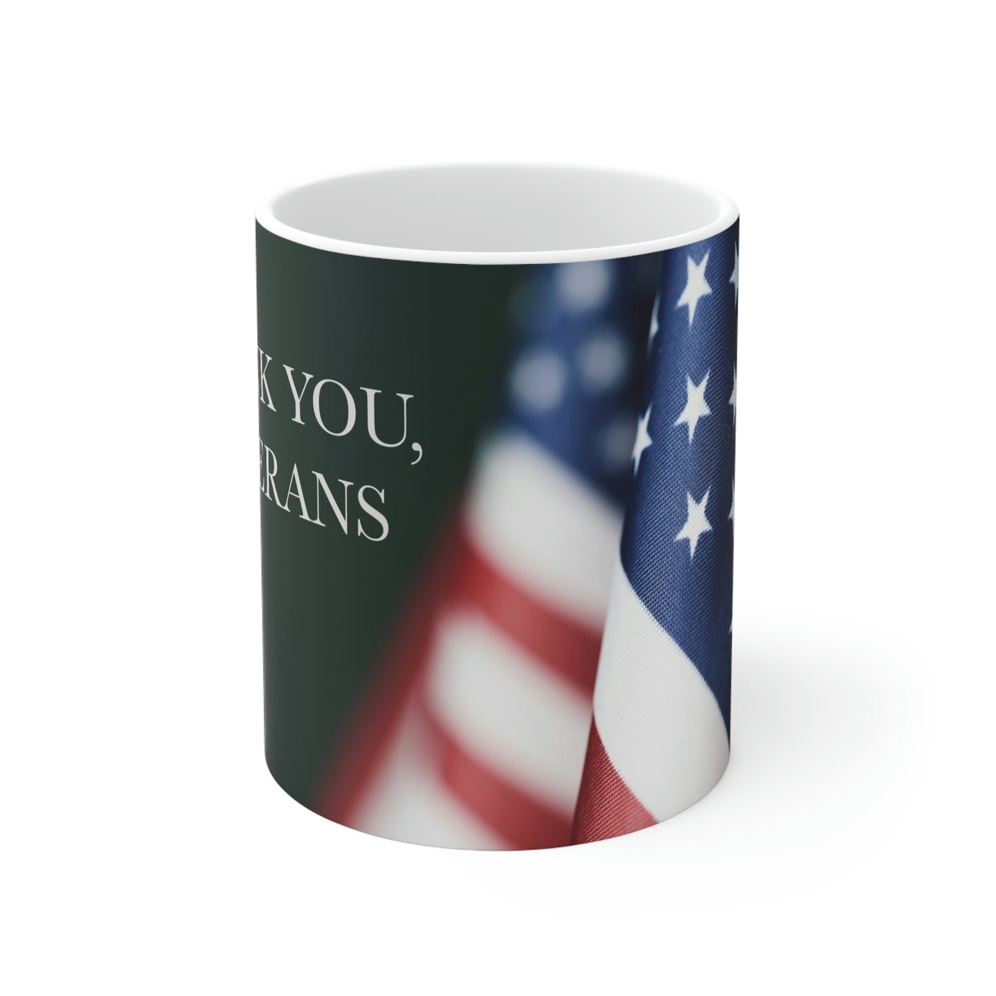 Thank You Veterans Ceramic Mug 11oz