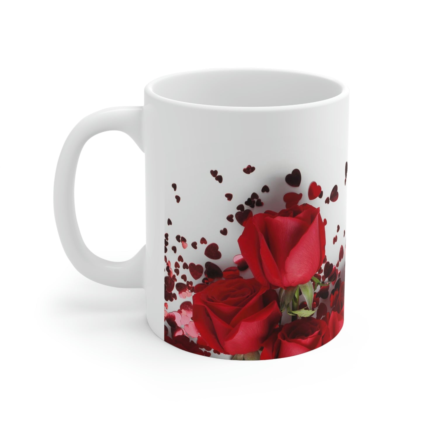 Red Roses - Ceramic Mug 11oz