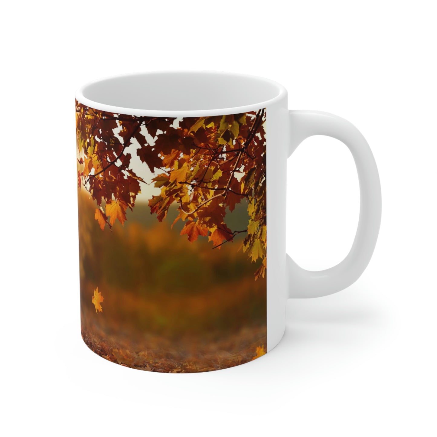 Fall Scene Ceramic Mug 11oz