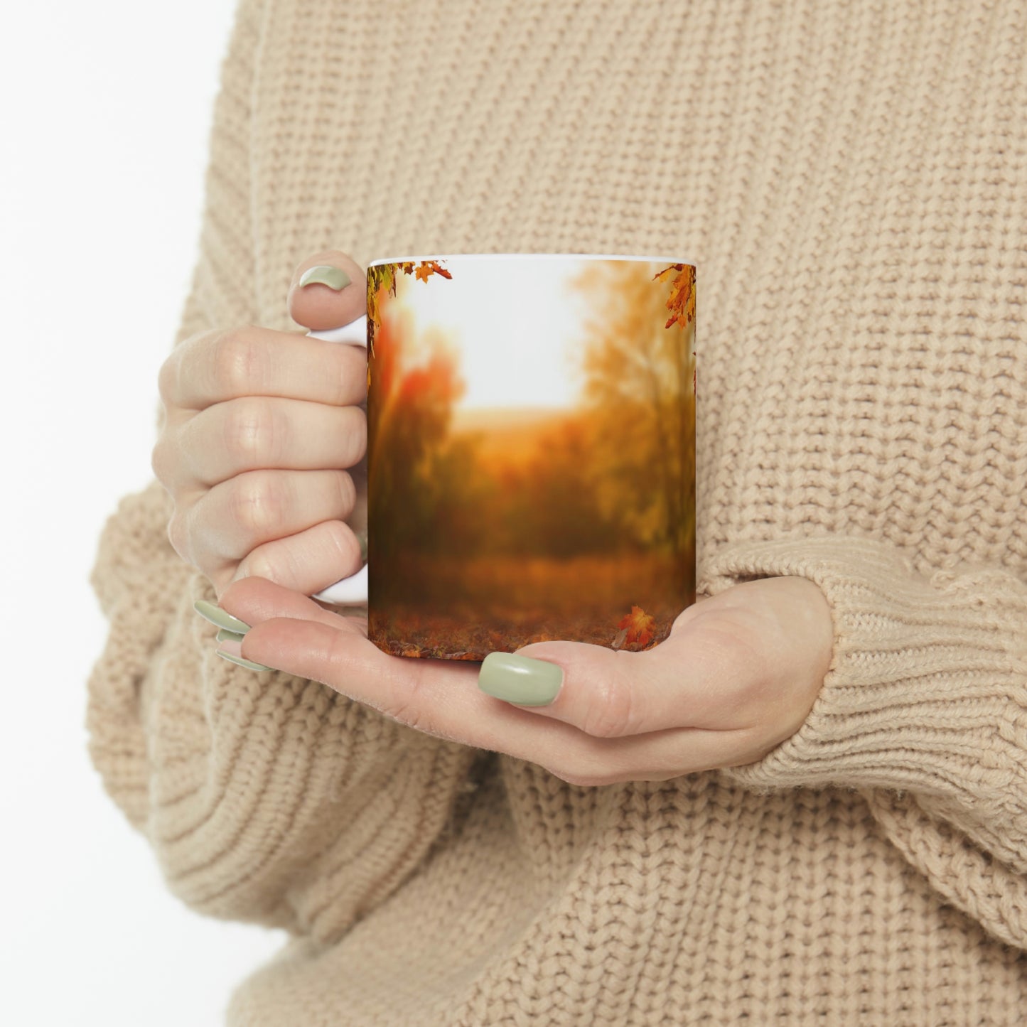 Fall Scene Ceramic Mug 11oz