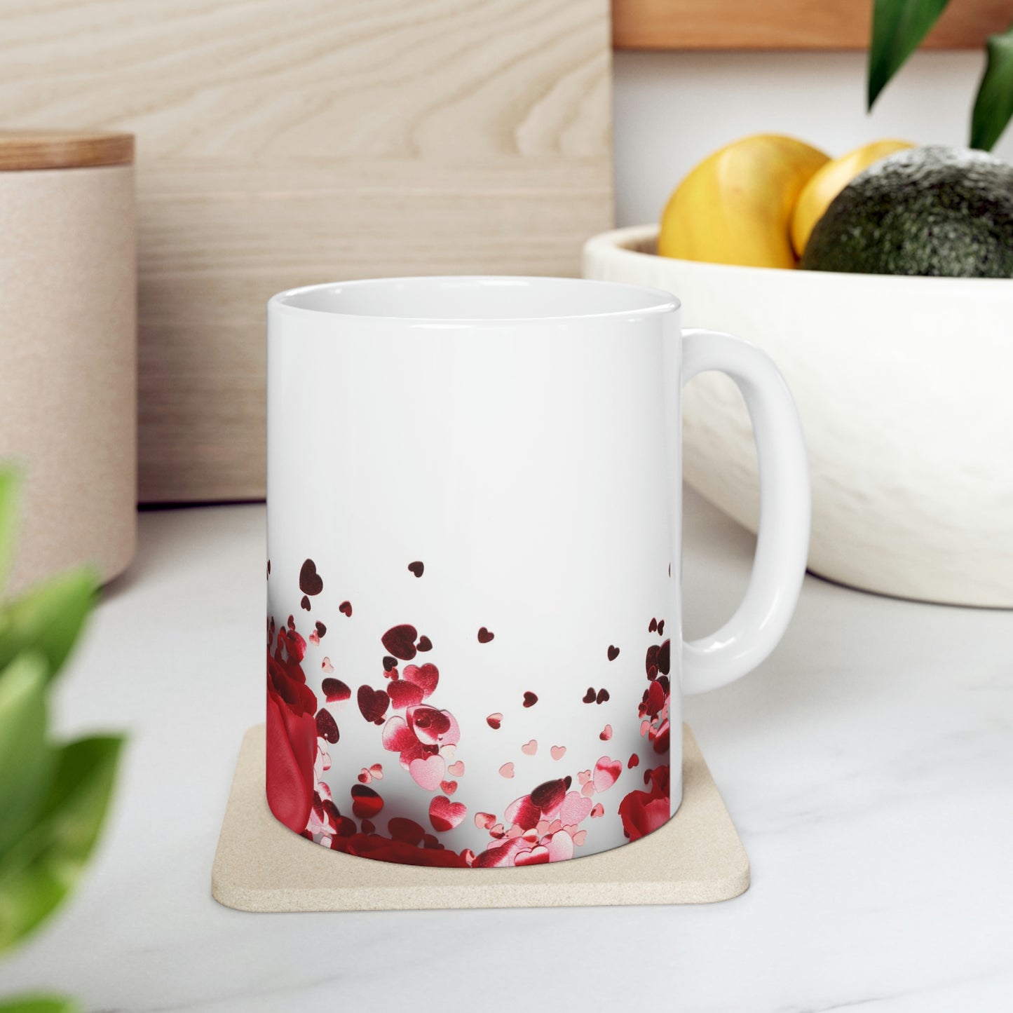 Red Roses - Ceramic Mug 11oz