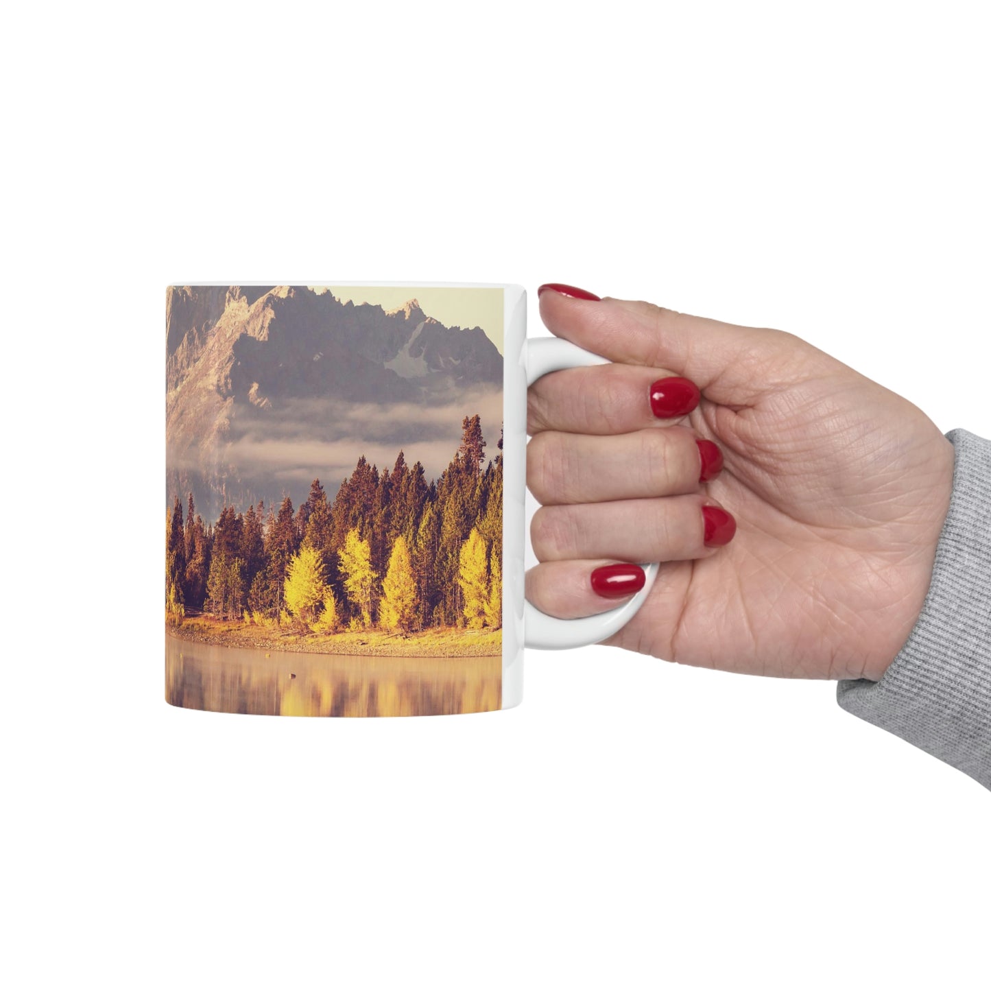 Autumn Scene Ceramic Mug 11oz