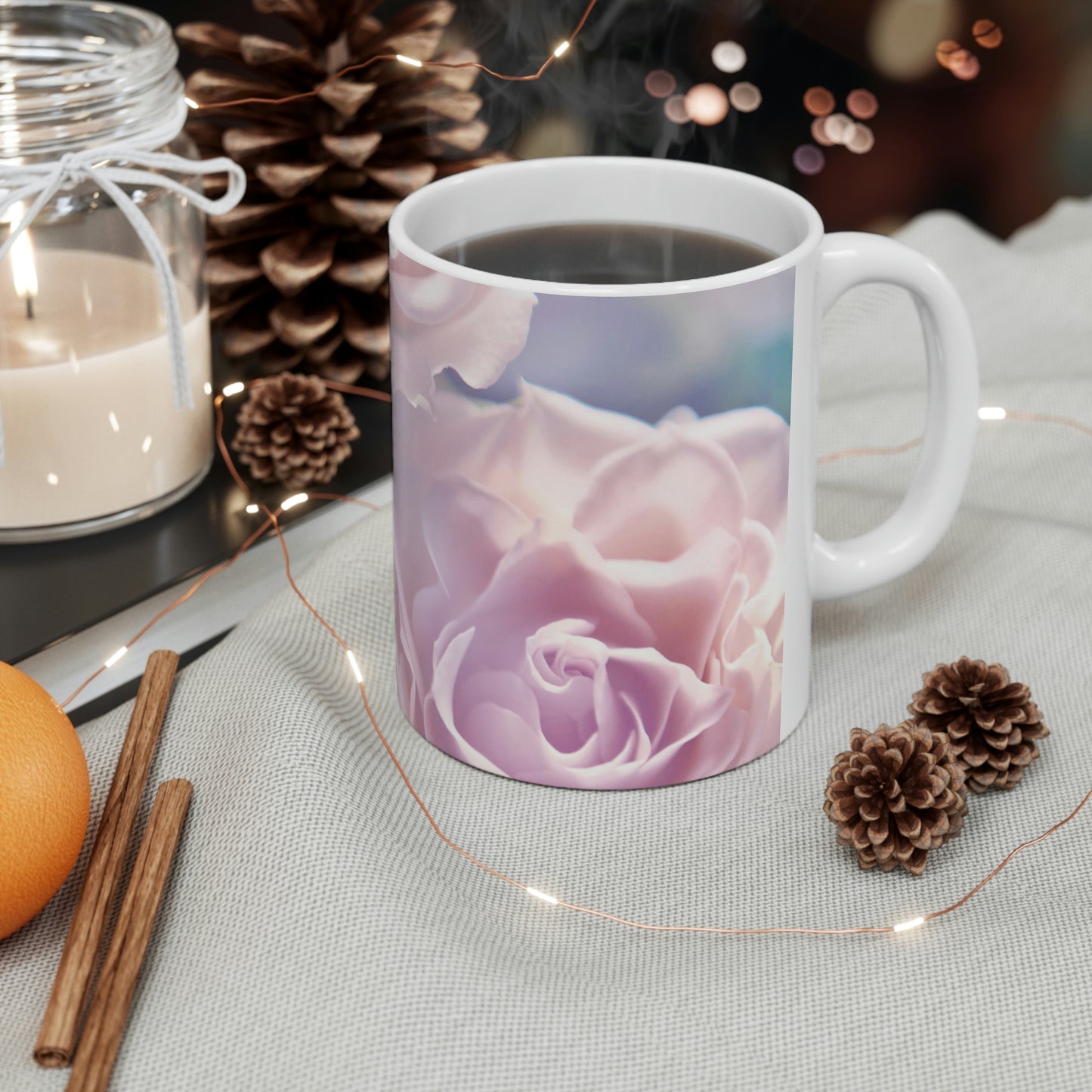 Roses Ceramic Mug 11oz