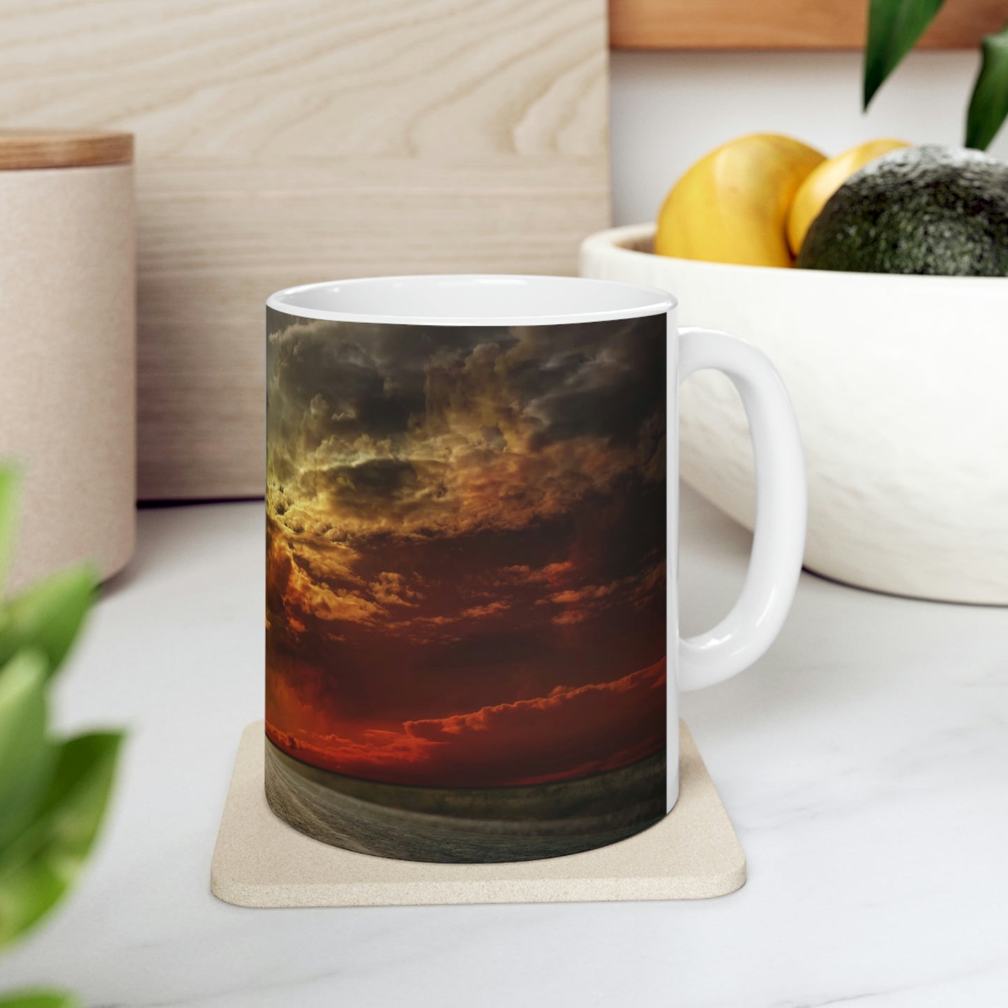 Asphalt Road Ceramic Mug 11oz