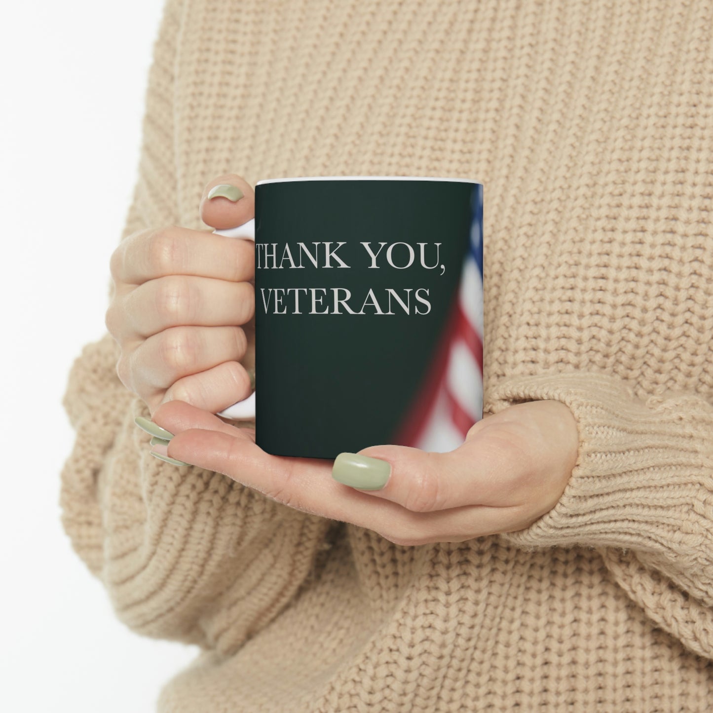 Thank You Veterans Ceramic Mug 11oz