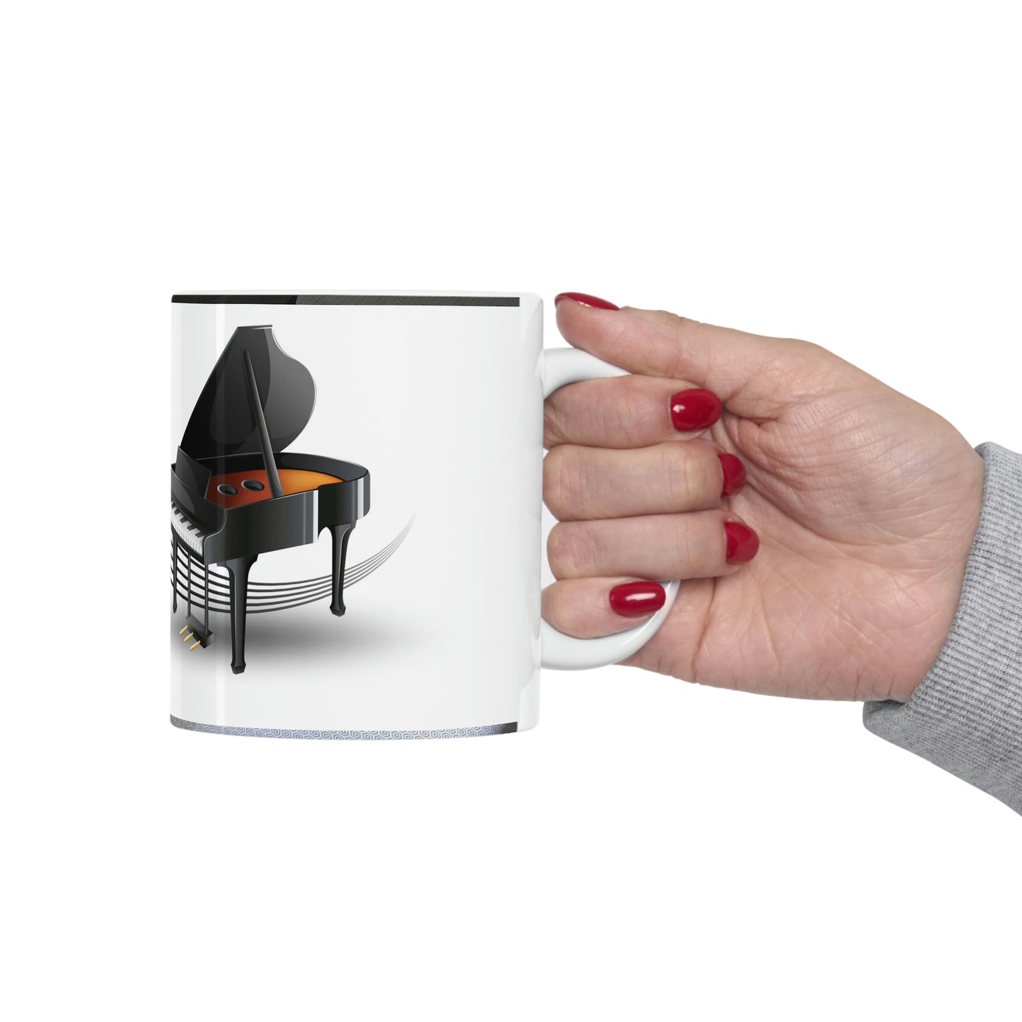 Grand Piano Ceramic Mug 11oz