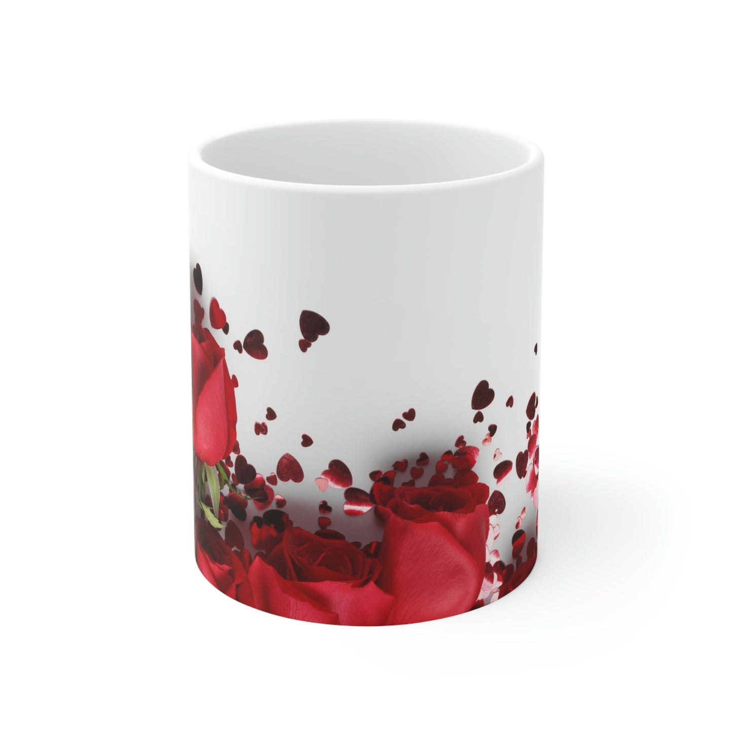 Red Roses - Ceramic Mug 11oz