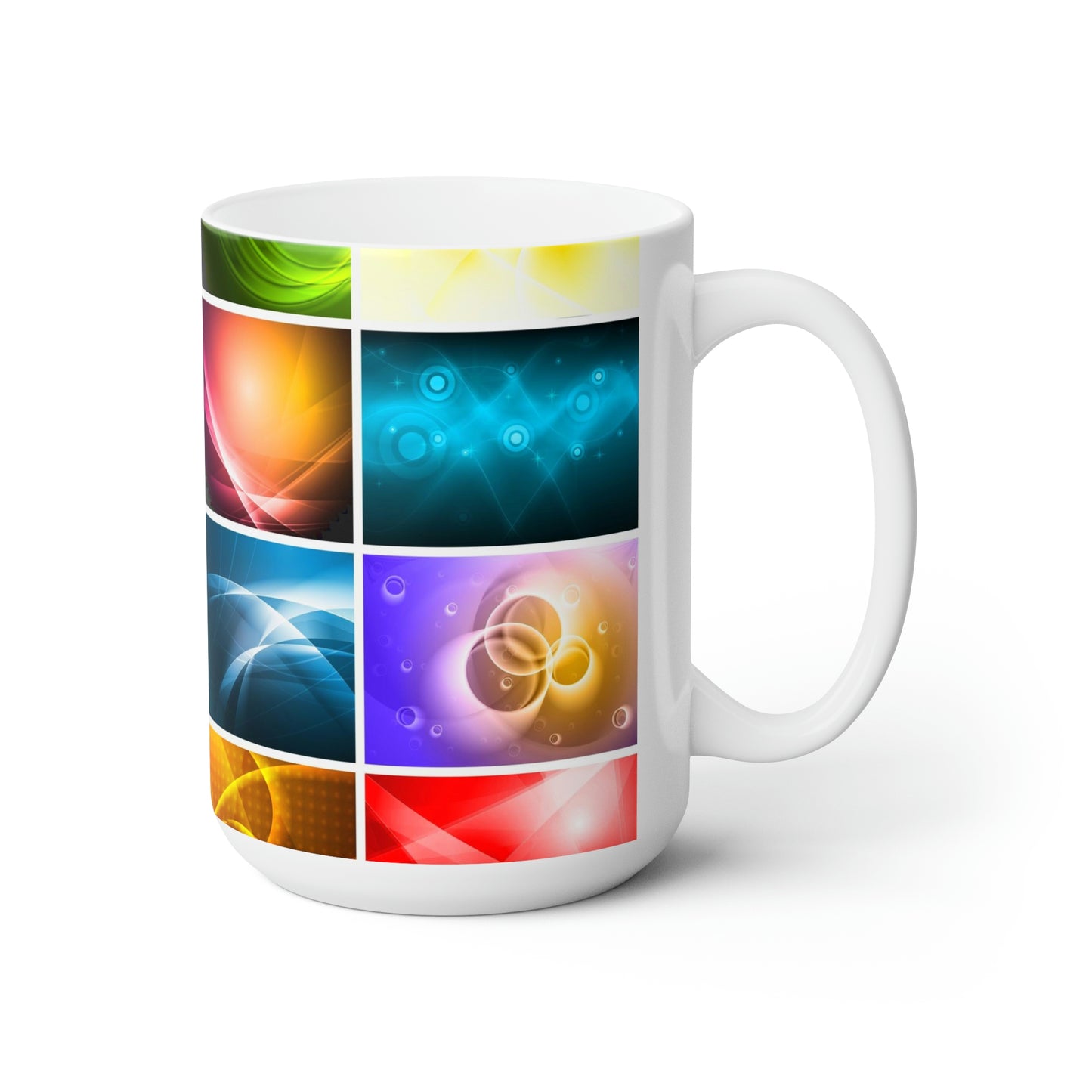 Abstract Items Ceramic Mug 15oz