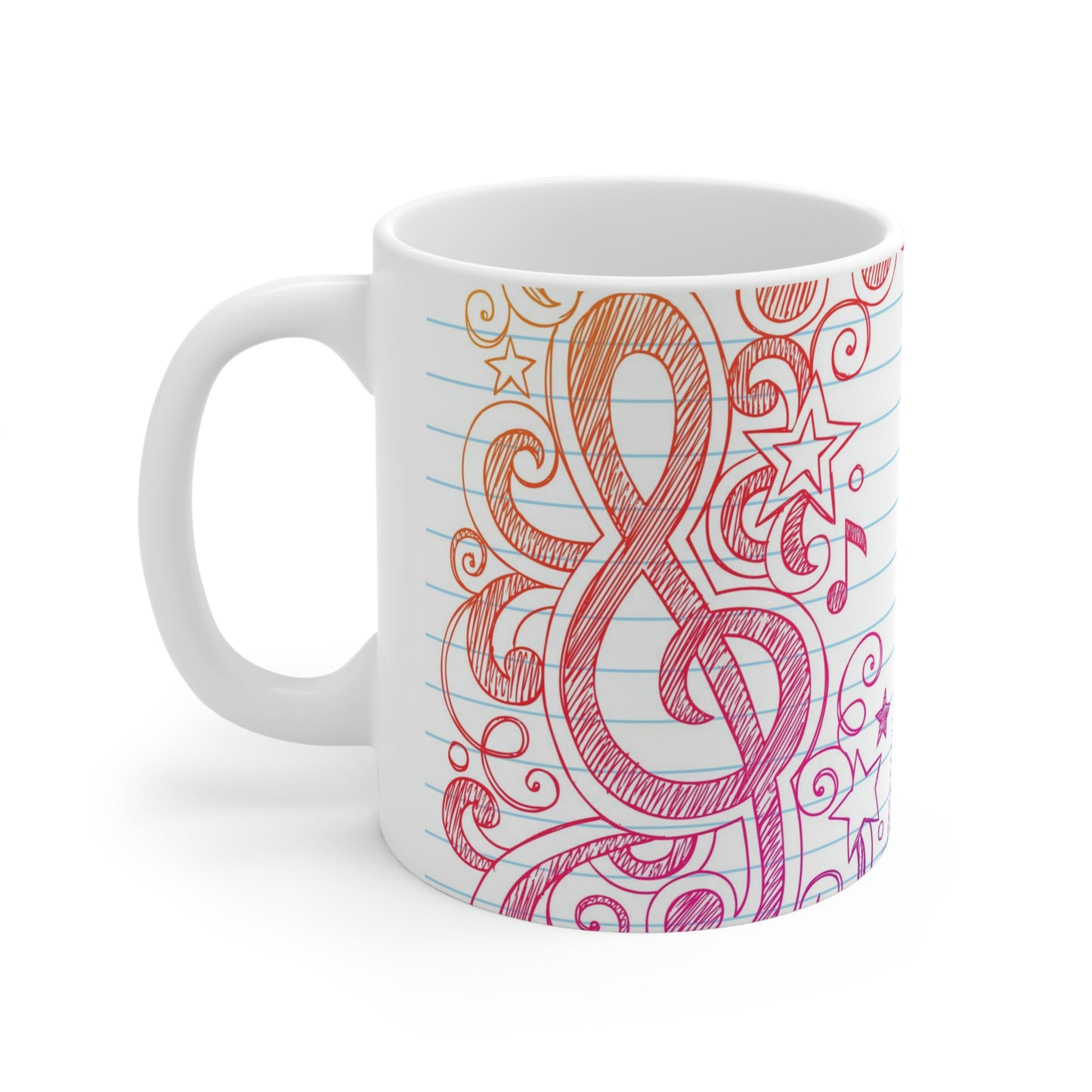 Music Ceramic Mug 11oz