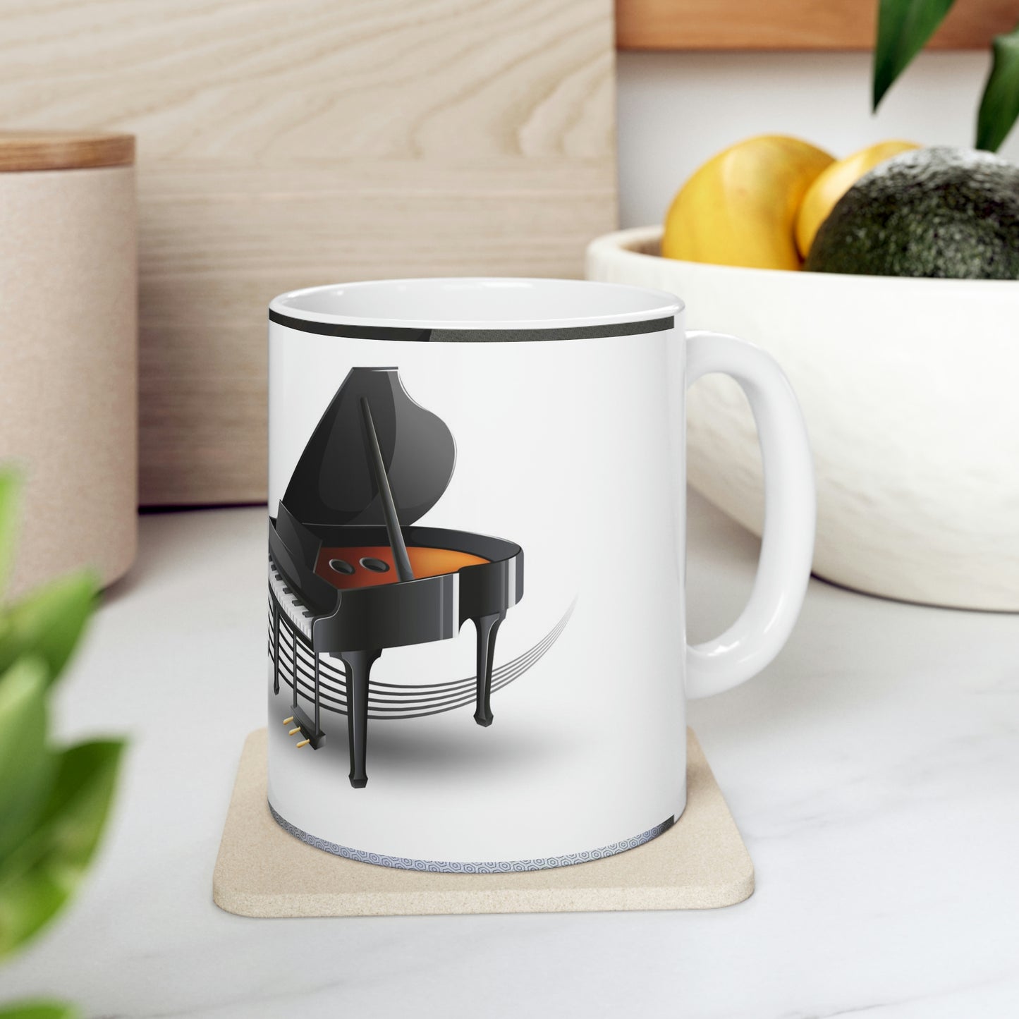 Grand Piano Ceramic Mug 11oz