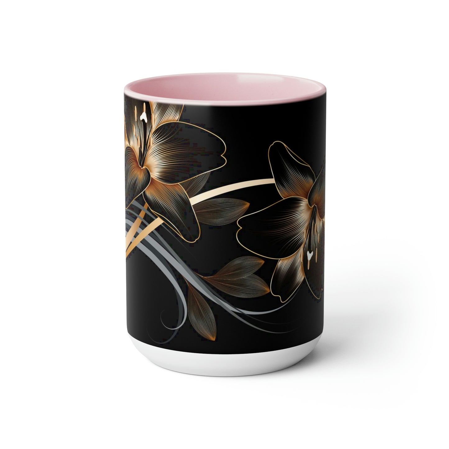 Two-Tone Coffee Mugs, 15oz