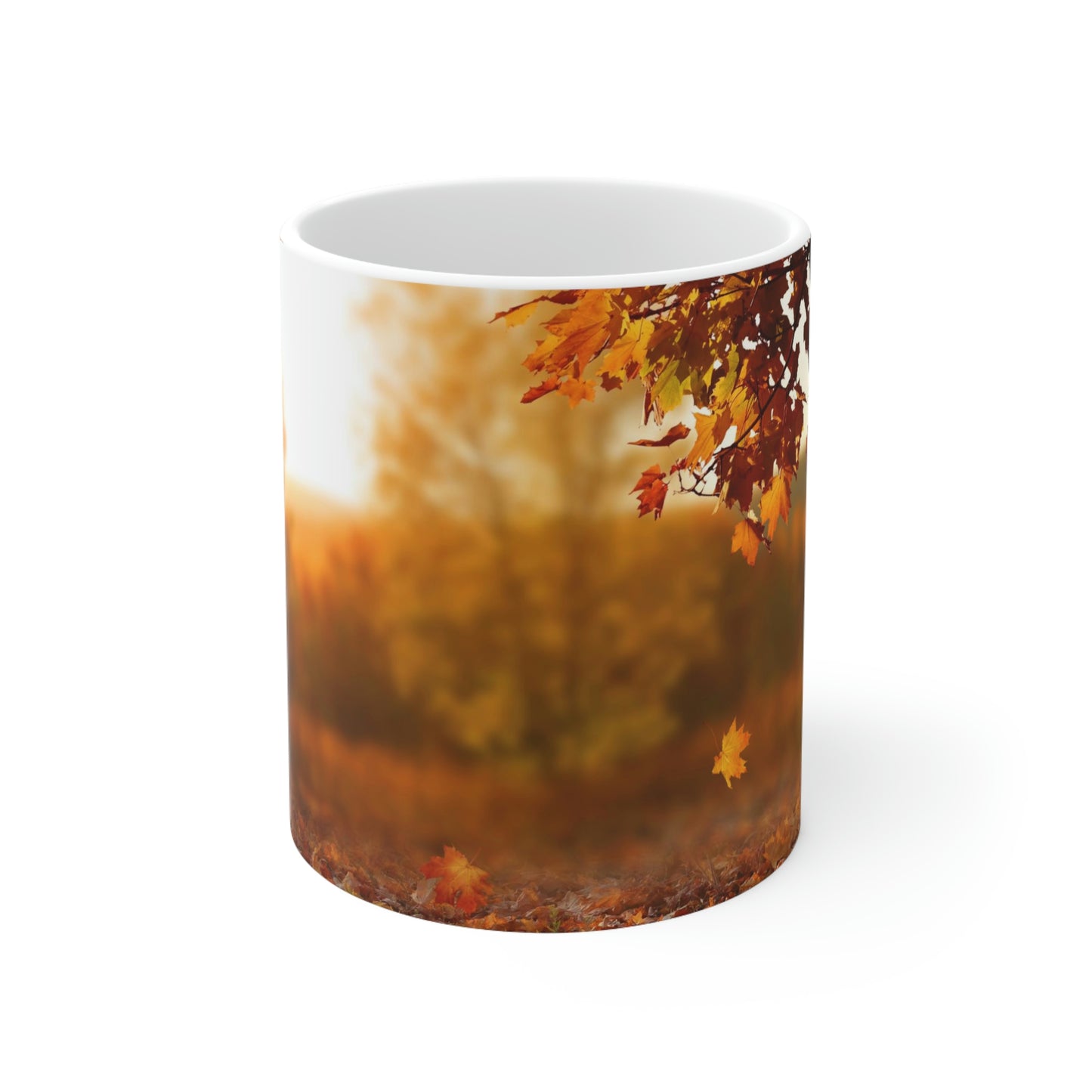 Fall Scene Ceramic Mug 11oz