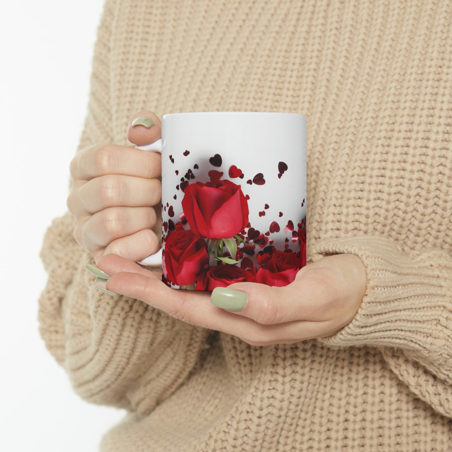 Red Roses - Ceramic Mug 11oz