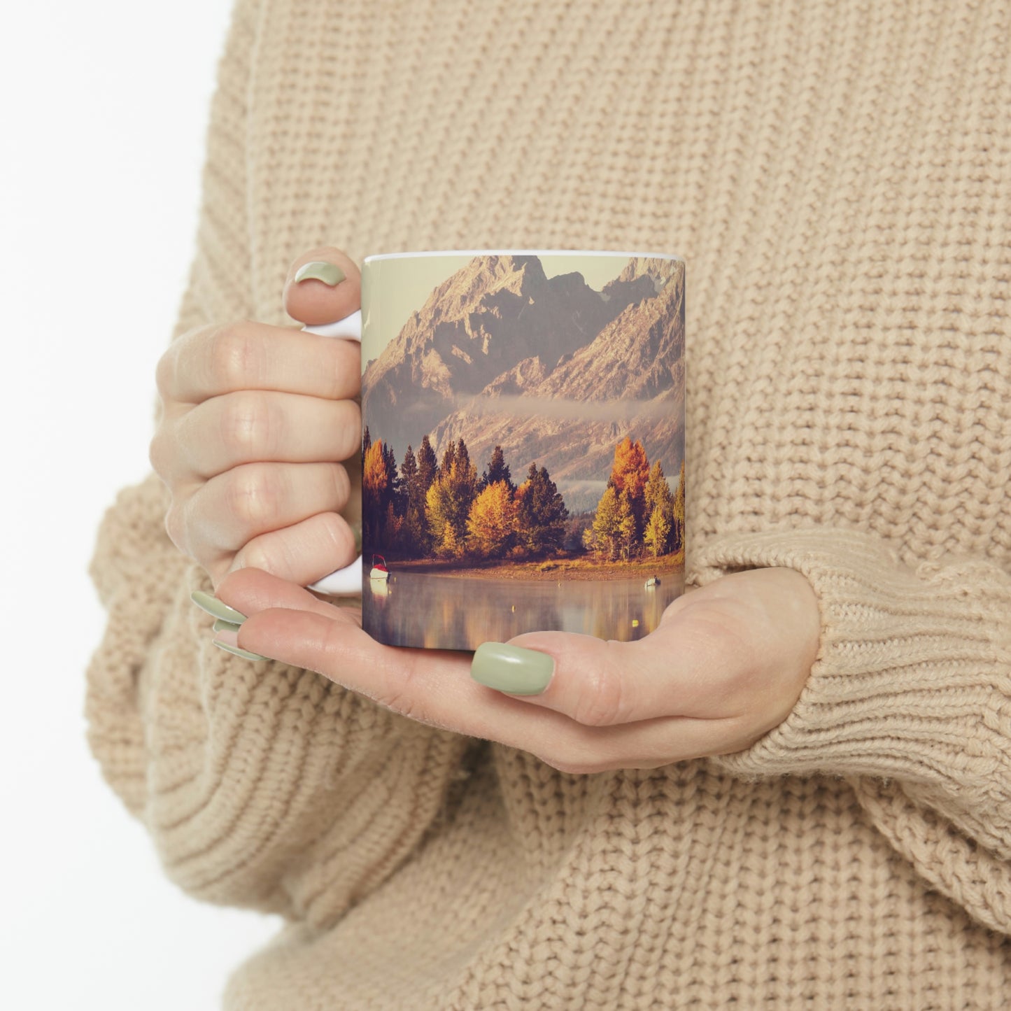 Autumn Scene Ceramic Mug 11oz