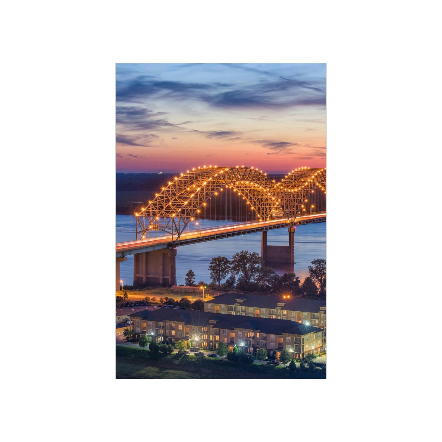 Memphis Bridge - Premium Matte Vertical Posters