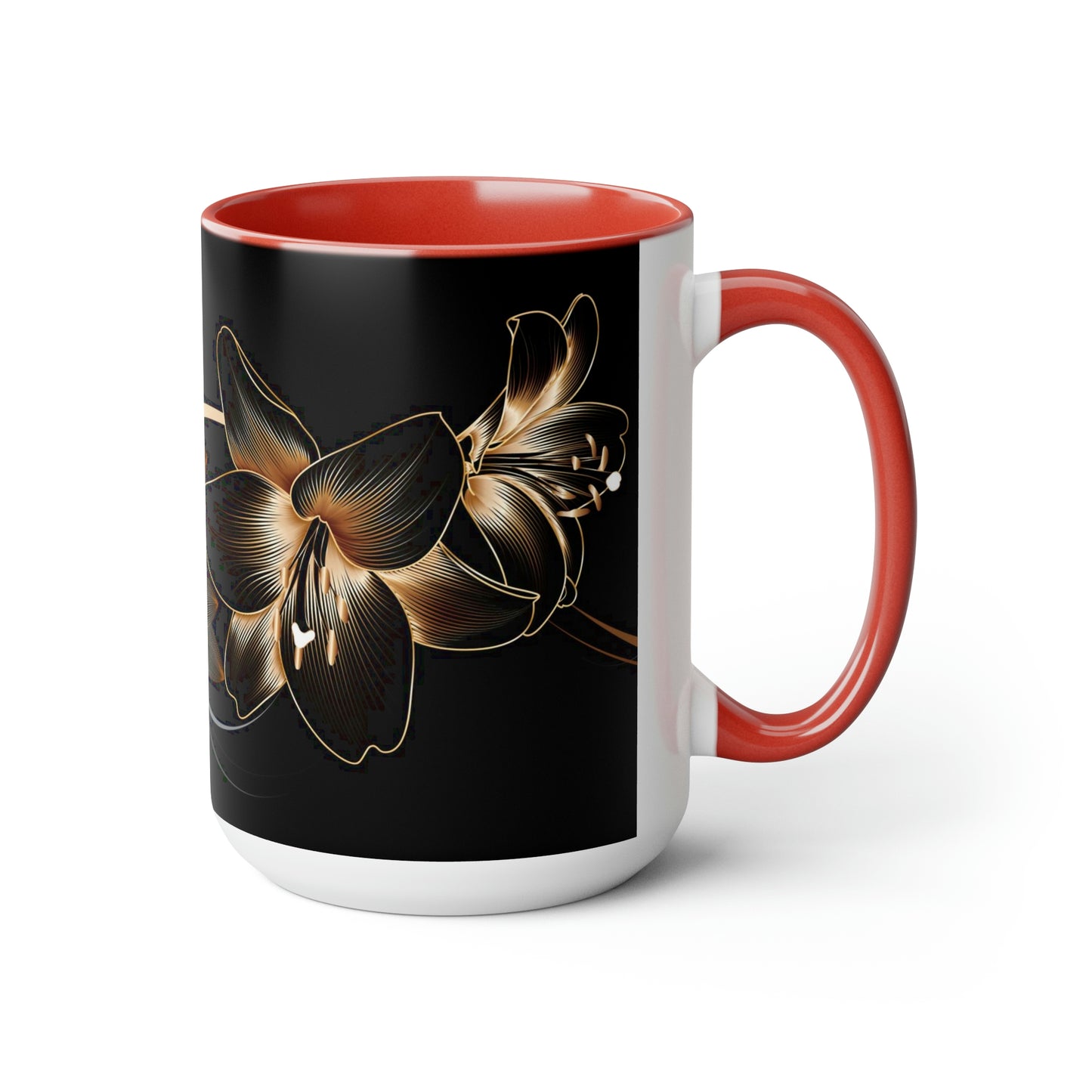 Two-Tone Coffee Mugs, 15oz