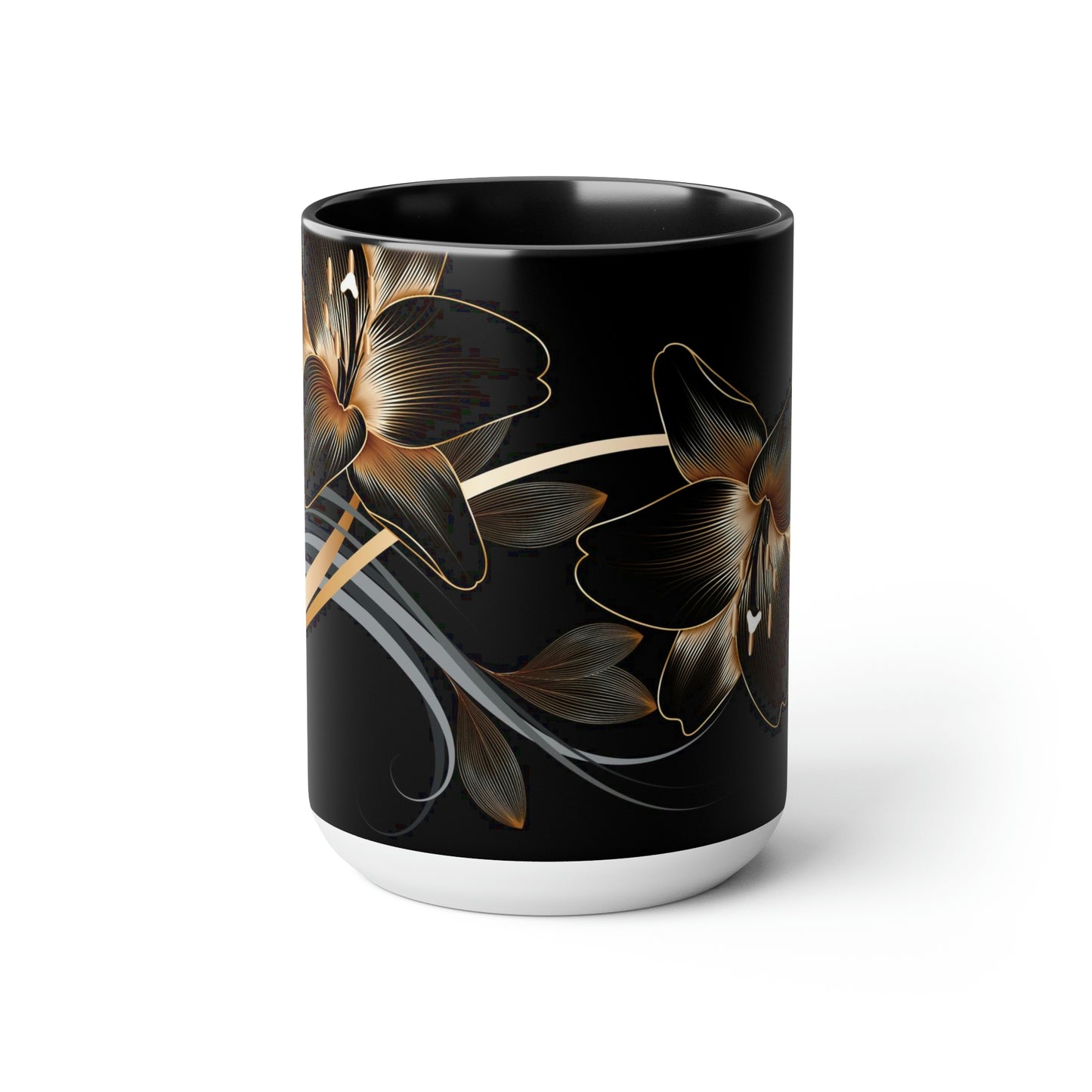 Two-Tone Coffee Mugs, 15oz