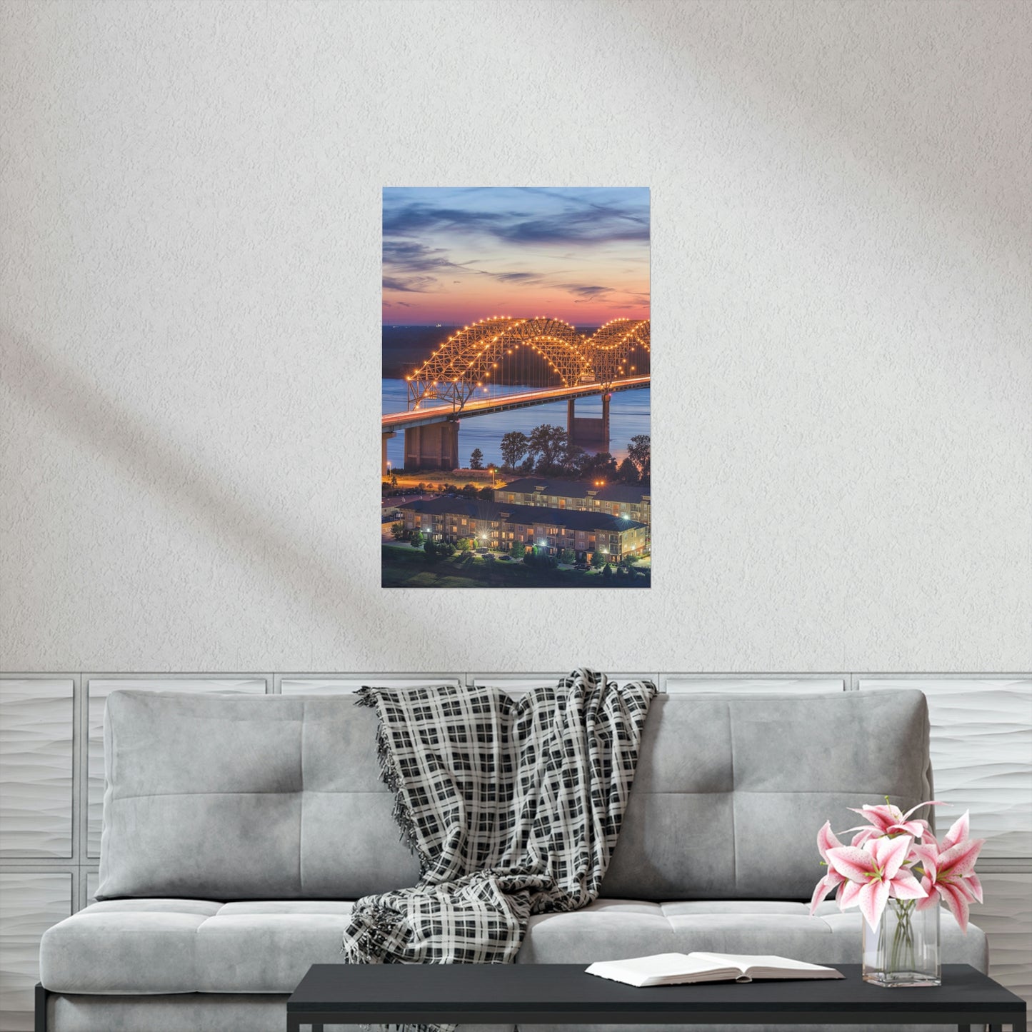 Memphis Bridge - Premium Matte Vertical Posters