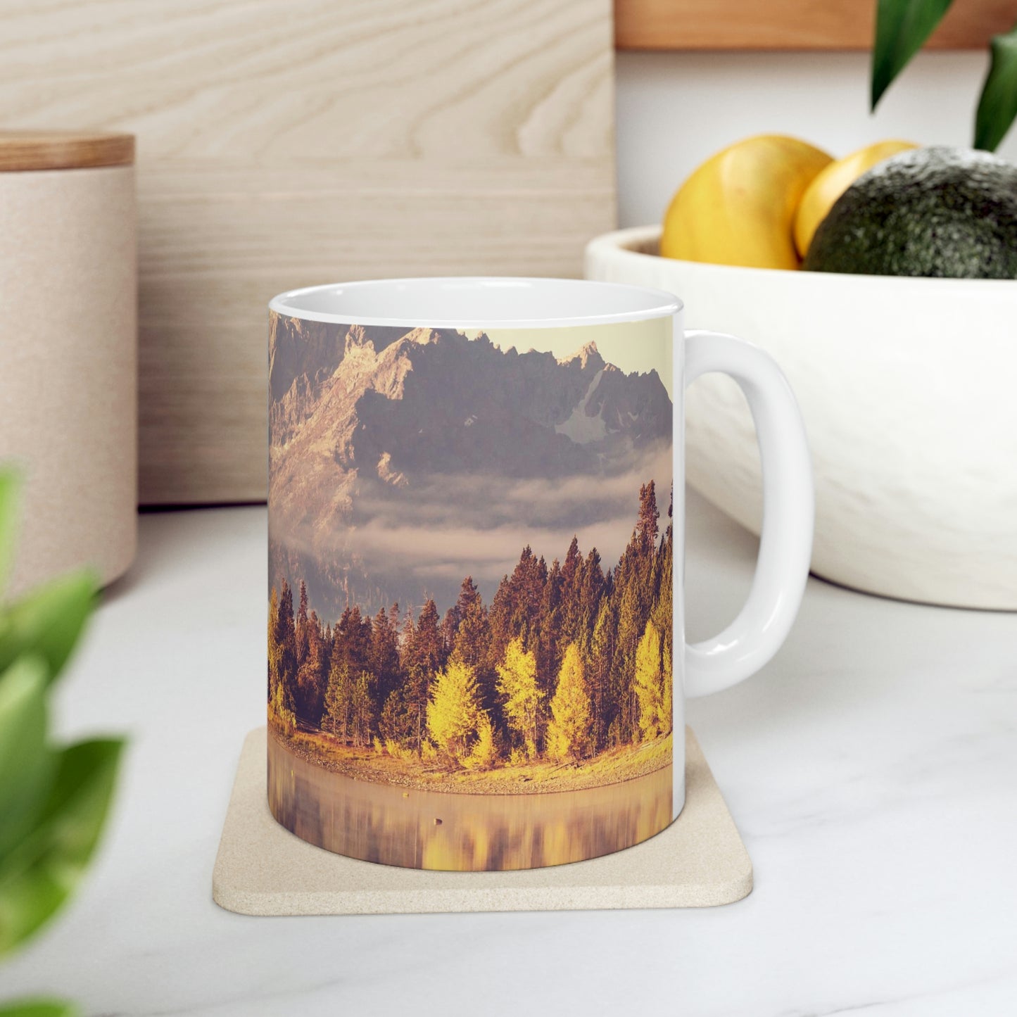 Autumn Scene Ceramic Mug 11oz