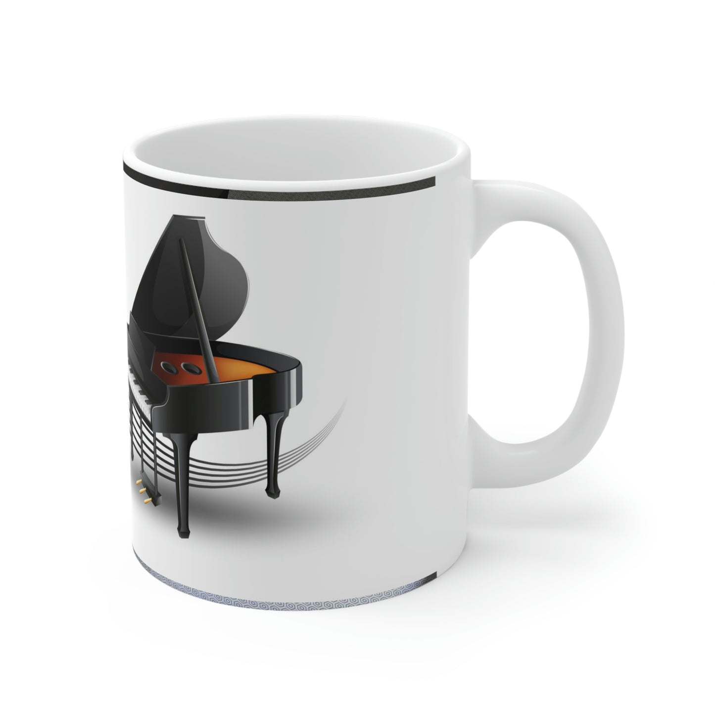 Grand Piano Ceramic Mug 11oz