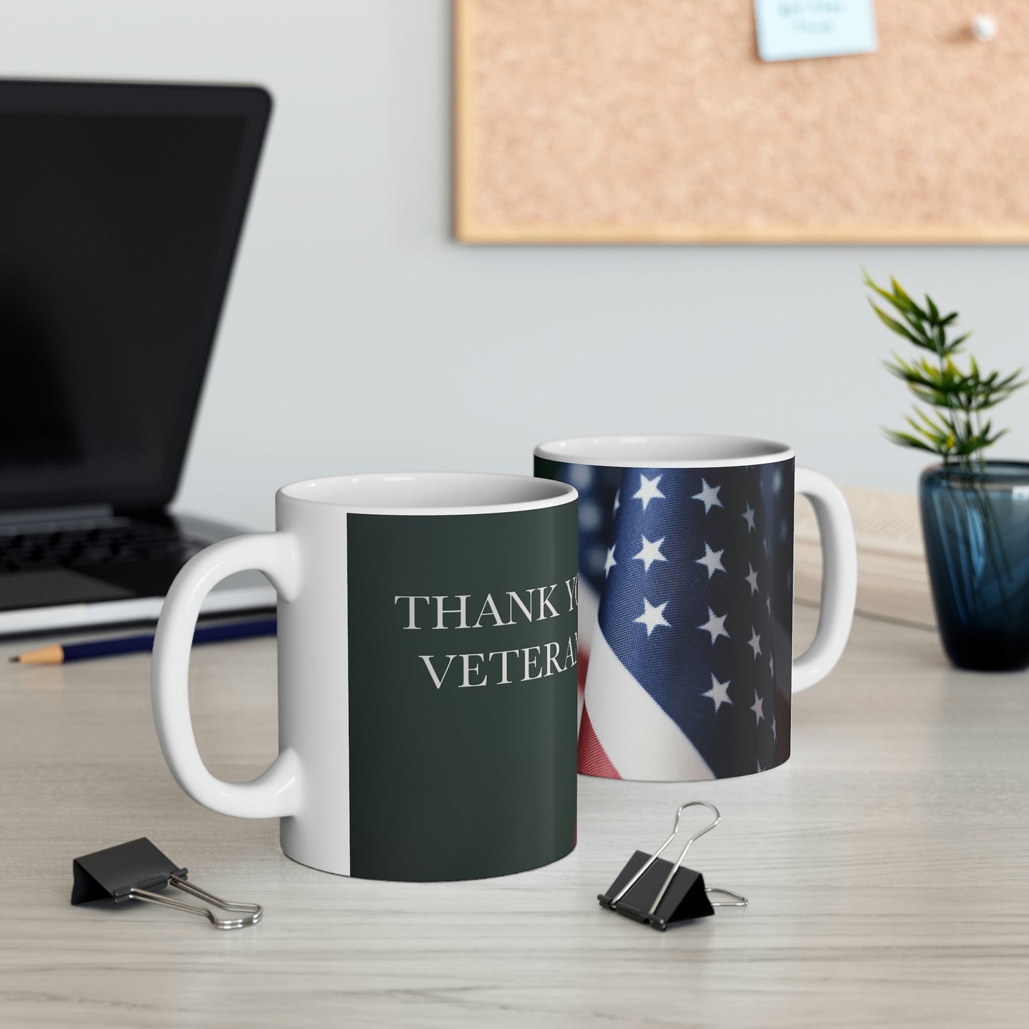 Thank You Veterans Ceramic Mug 11oz